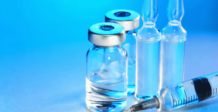 medical vials and syringes
