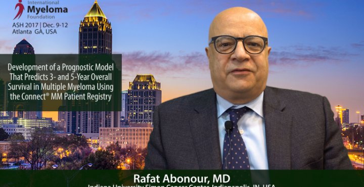 Rafat Abonour, MD at ASHtalks Connect MM Patient Registry 