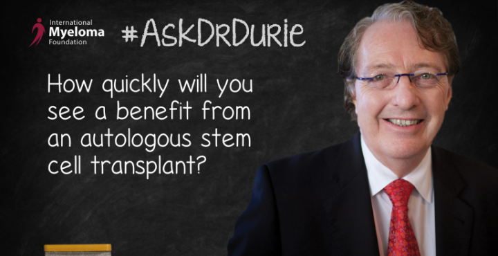 Dr. Durie stands in front of a chalk board