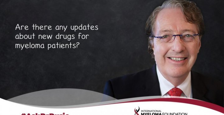 Are there any updates about new drugs for myeloma patients?