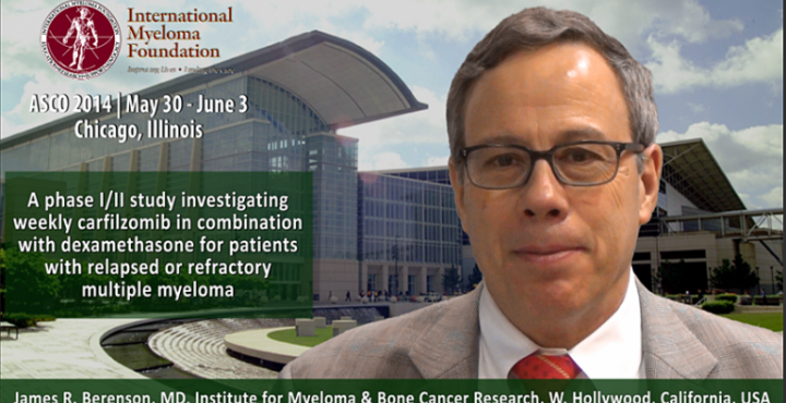 James R. Berenson, MD at ASCO convention 2014