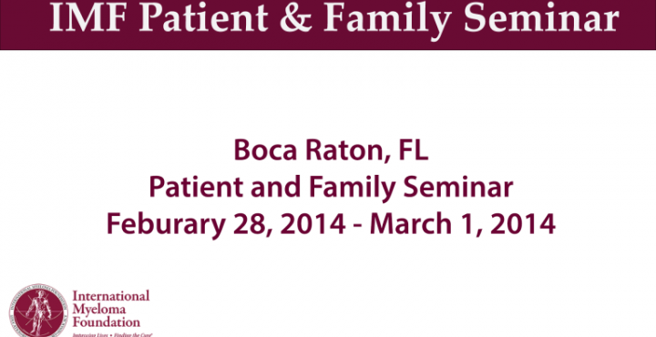 BOCA PNF 2014: Myeloma101/BSRI