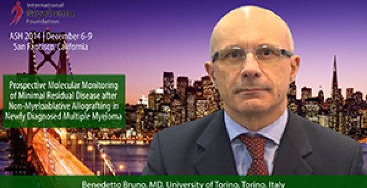 Dr. Benedetto Bruno at ASH convention 2014