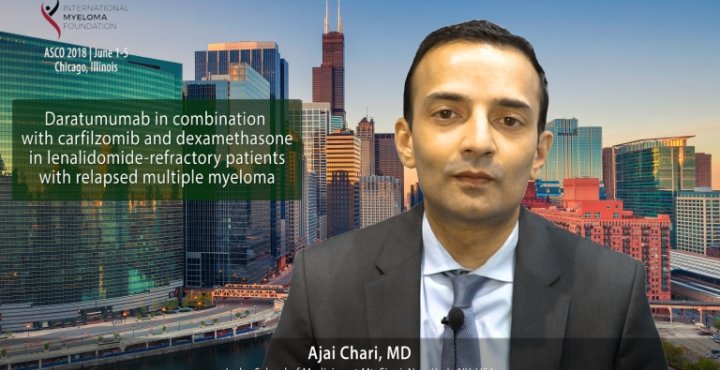 Dr. Chari at the ASCO 2018 convention