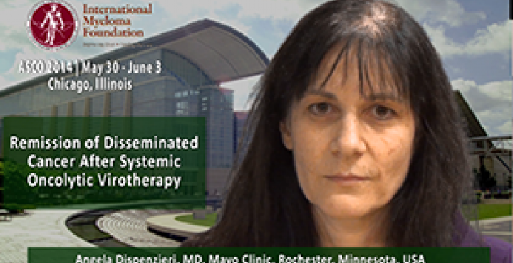 Angela Dispenzieri, MD at ASCO 2014