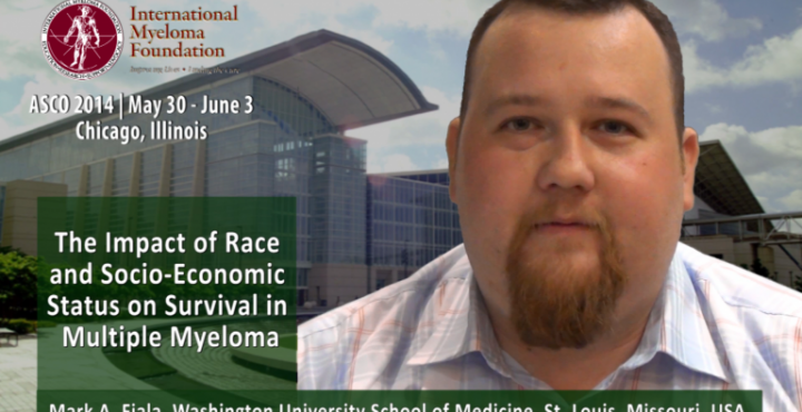 Mark A. Fiala, BS, CCRN at ASCO convention 2014