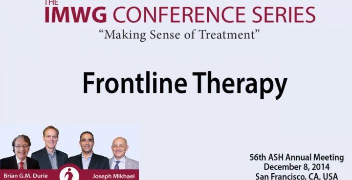 2014 IMWG Conference Series Debate:  56th ASH Annual Meeting