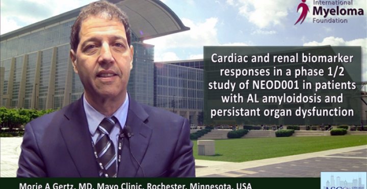 Dr. Morie Gertz at ASCO convention 2015