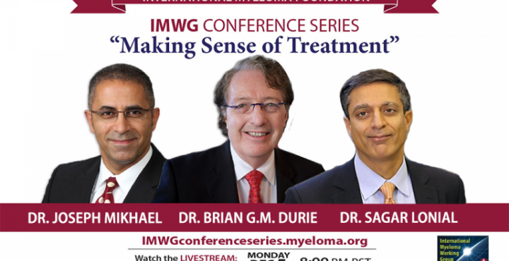 Drs. Brian G.M. Durie, Joseph Mikhael, and Sagar Lonial at ASH 2016