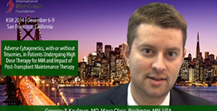 Gregory P. Kaufman, MD at ASH convention 2014