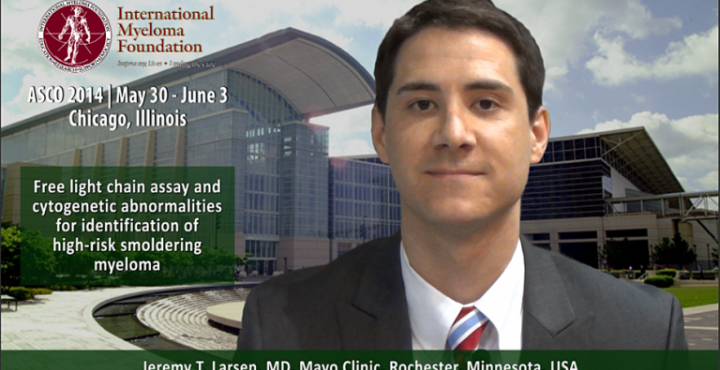 Jeremy Larsen, MD at ASCO 2014