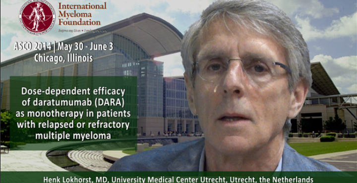 Henk Lokhorst, MD at ASCO convention 2014