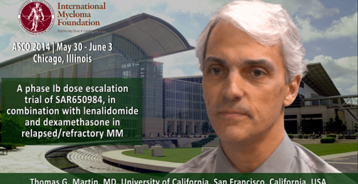 Thomas G. Martin, MD at ASCO convention 2014