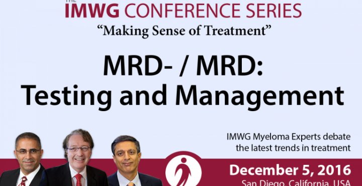 MRD Discussion at the 58th Annual ASH Meeting in San Diego, California