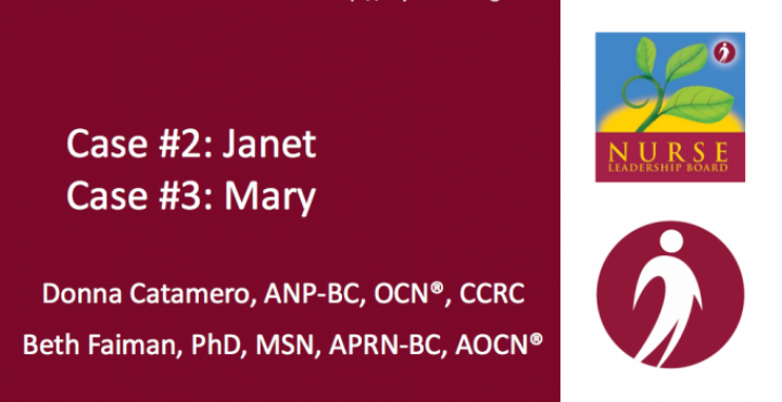 Case Studies #2 and #3: Newly Diagnosed MM, overlaid on NLB logo