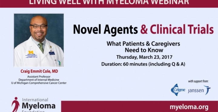 Image of Dr. Cole with title of teleconference