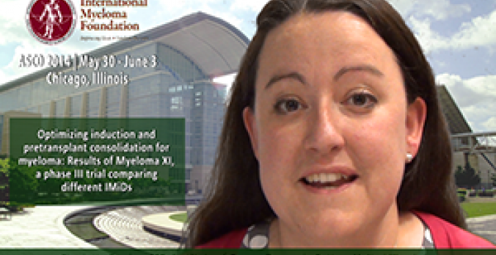 Charlotte Pawlyn, MD at ASCO convention 2014