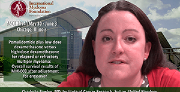 Charlotte Pawlyn, MD AT ASCO convention 2014