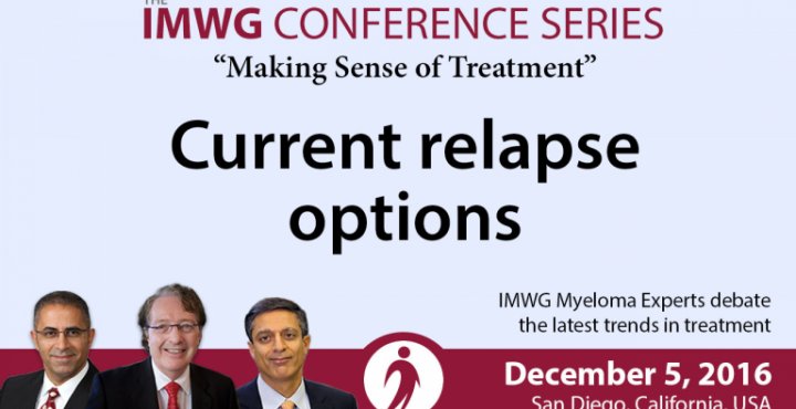 Relapse discussion at the 58th Annual ASH Meeting in San Diego, California