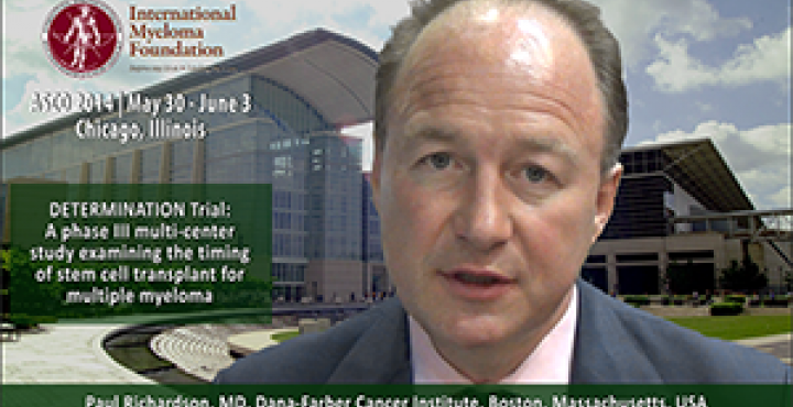 Paul Richardson, MD at ASCO convention 2014