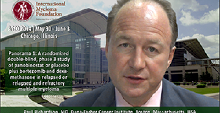 Paul Richardson, MD at ASCO convention 2014