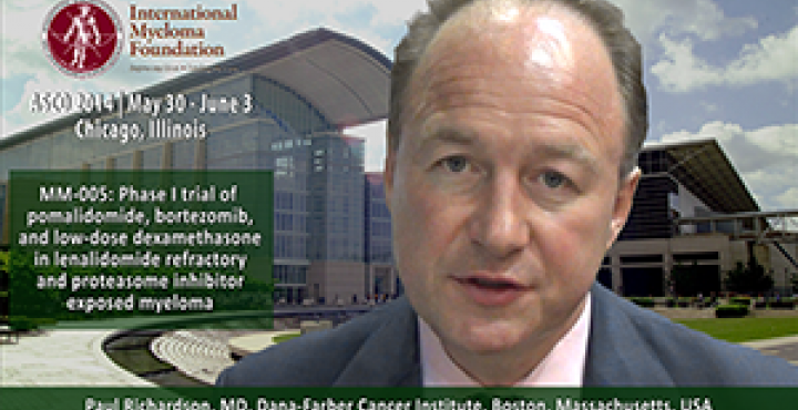 Paul Richardson, MD at ASCO convention 2914
