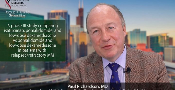 title card for Isatuximab ASCO 2019 interview with Dr. Paul Richardson