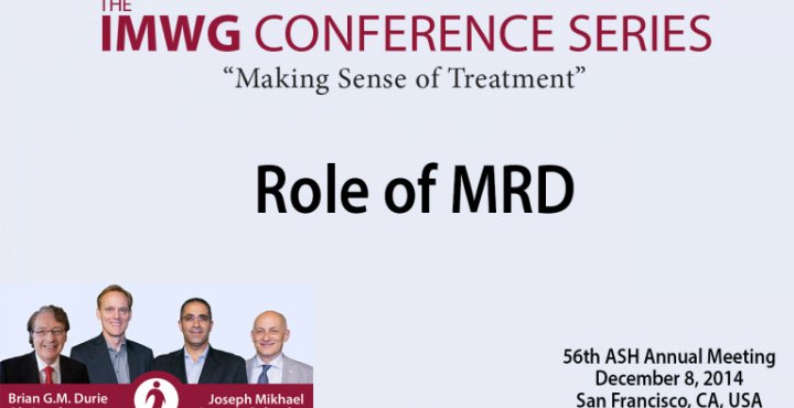  2014 IMWG Conference Series Debate: 56th ASH Annual Meeting
