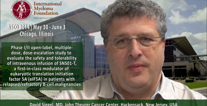 David Siegel, MD AT ASCO convention 2014