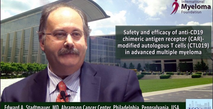 Dr. Edward A. Stadtmauer at ASCO convention 2015