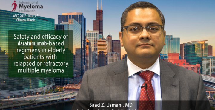 Saad Z. Usmani, MD at ASCO 2017