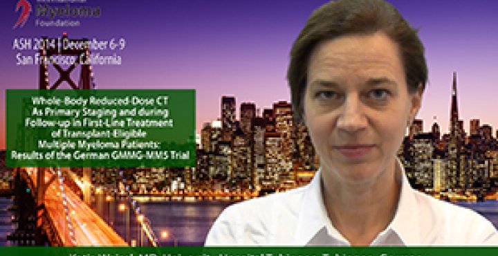 Dr. Katja Weisel at ASH convention 2014