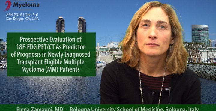 Elena Zamagni, MD at ASH 2016