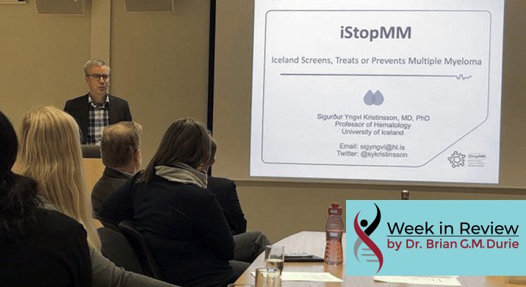 Dr. Sigurdur Kristinsson presenting infront of a group