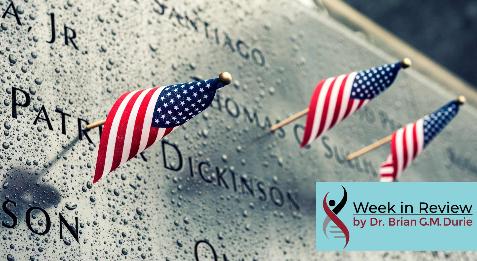 flag on monument