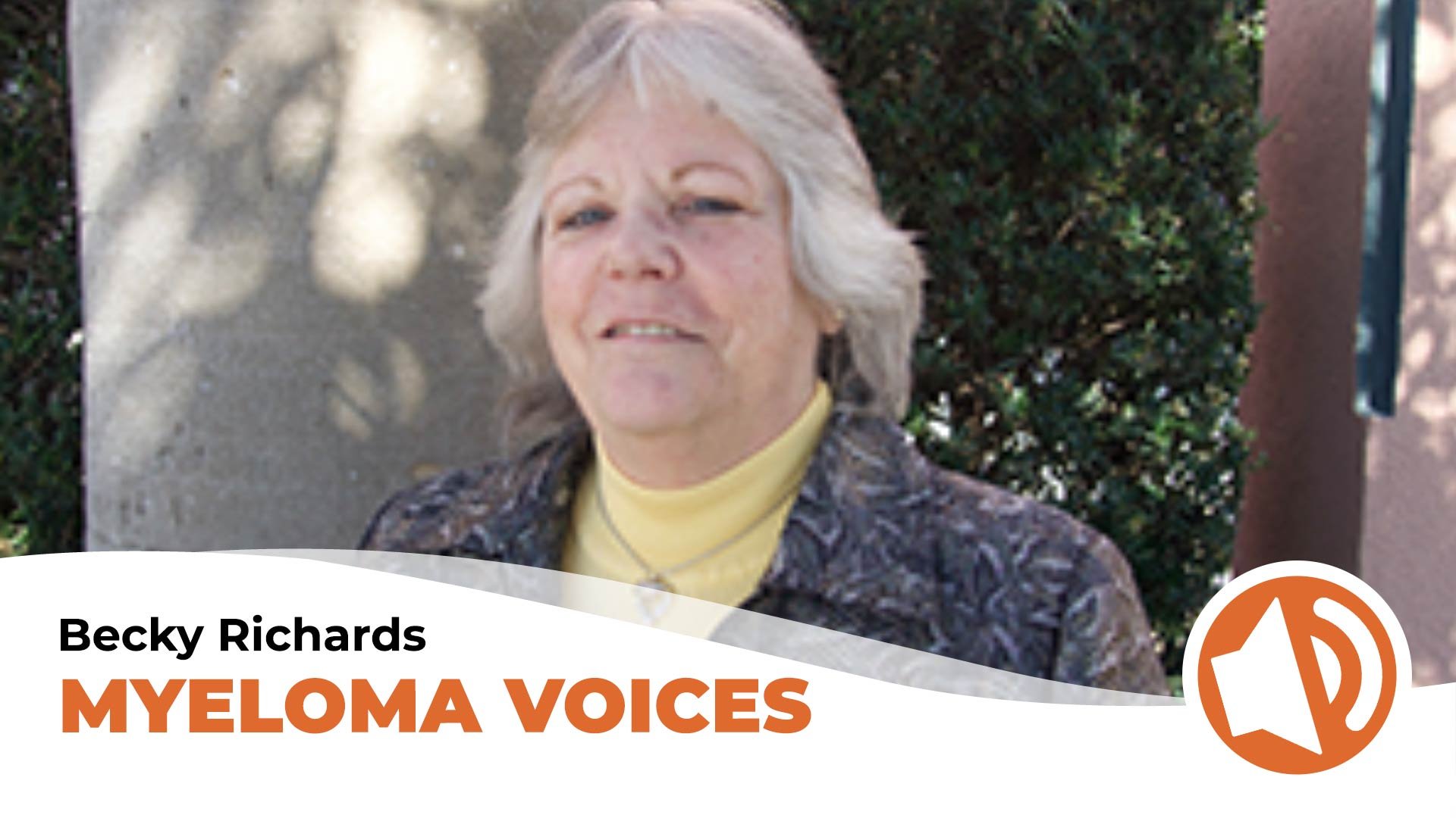 Becky Richards shares her myeloma journery
