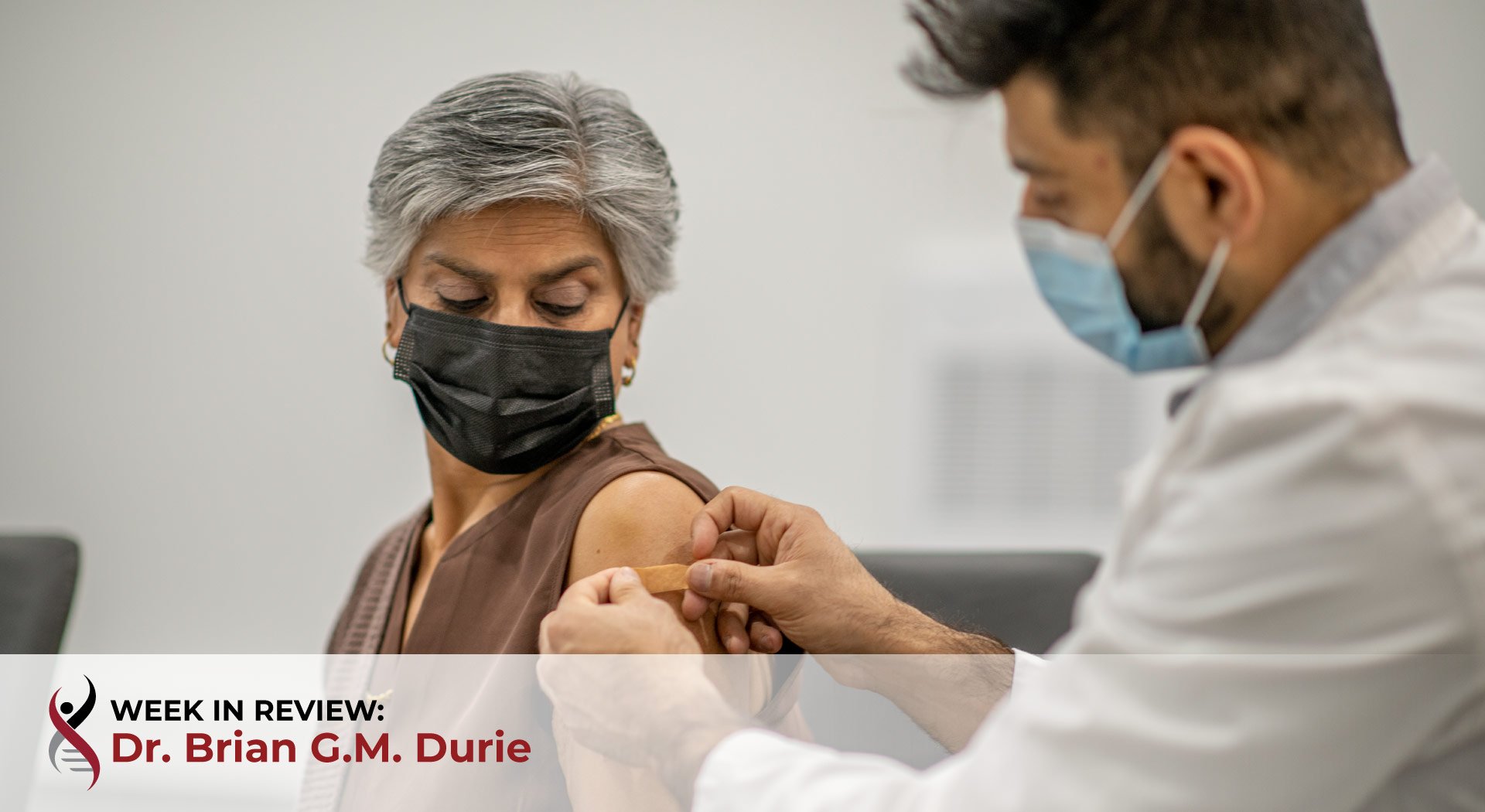 woman being vaccinated