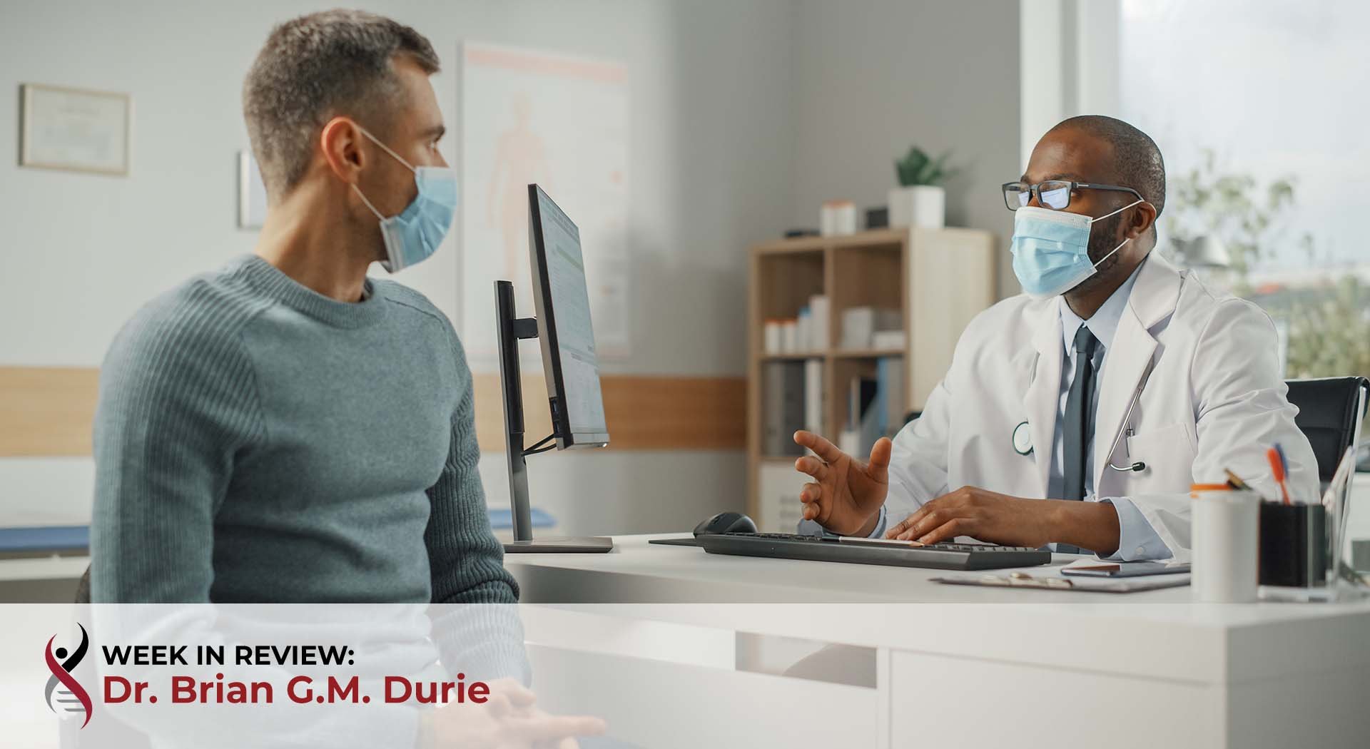 patient consulting with doctor