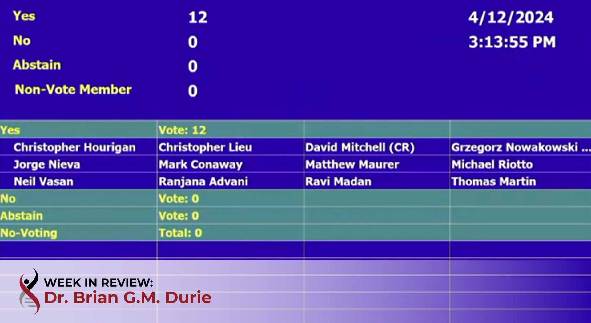 ODAC-MRD vote