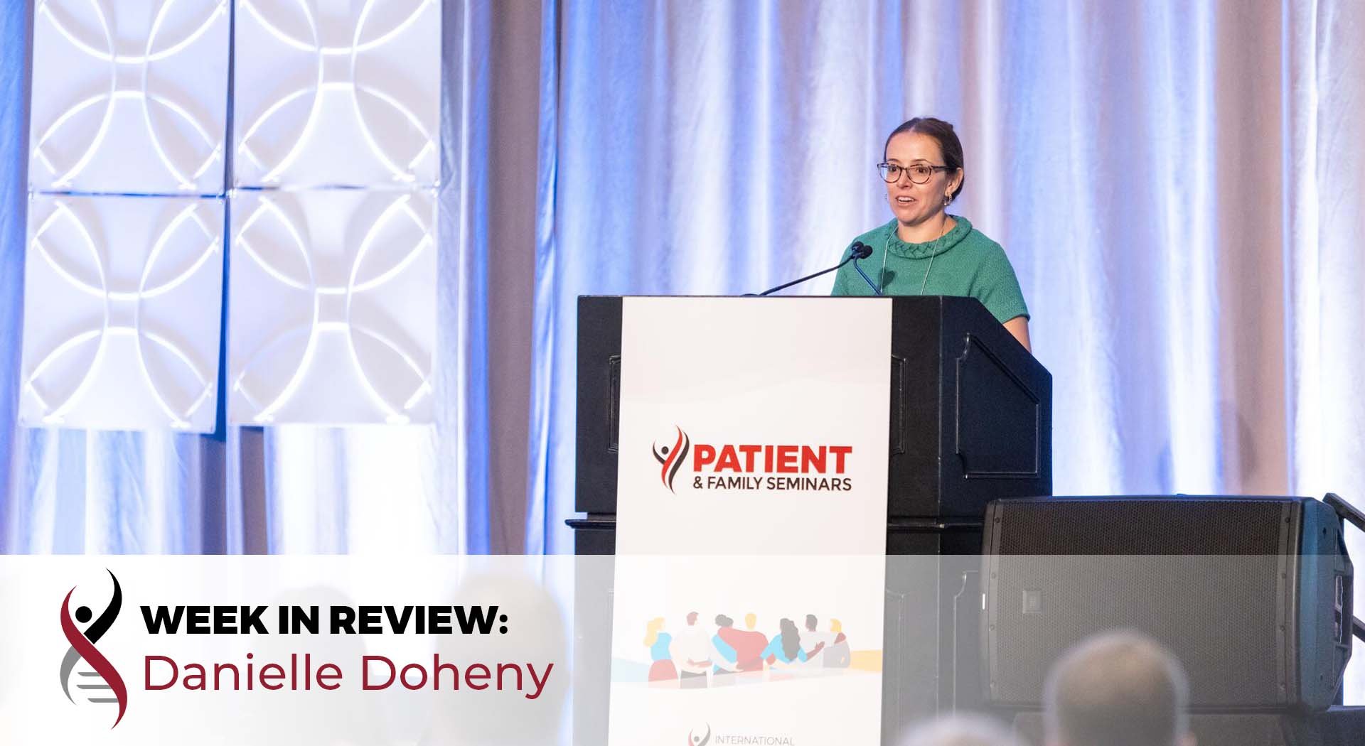 Danielle Doheny at podium