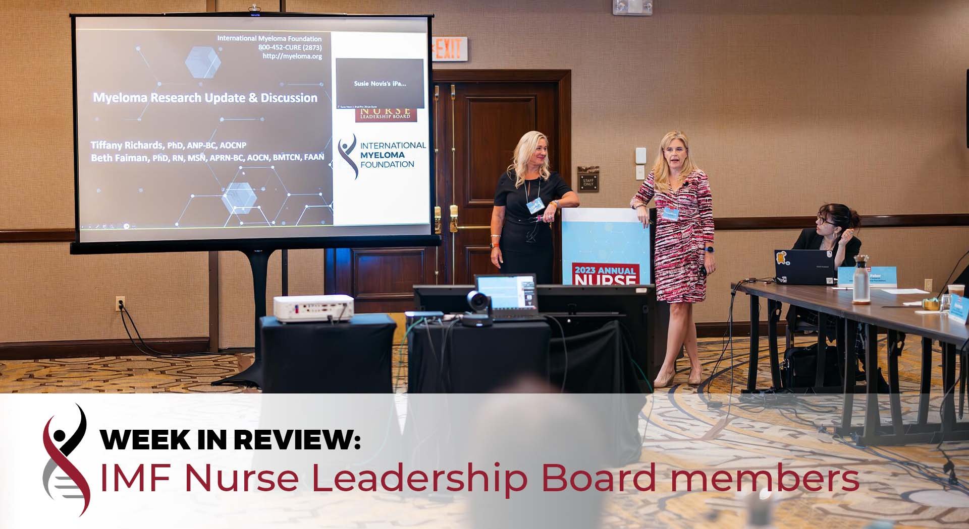 NLB Members presenting on myeloma