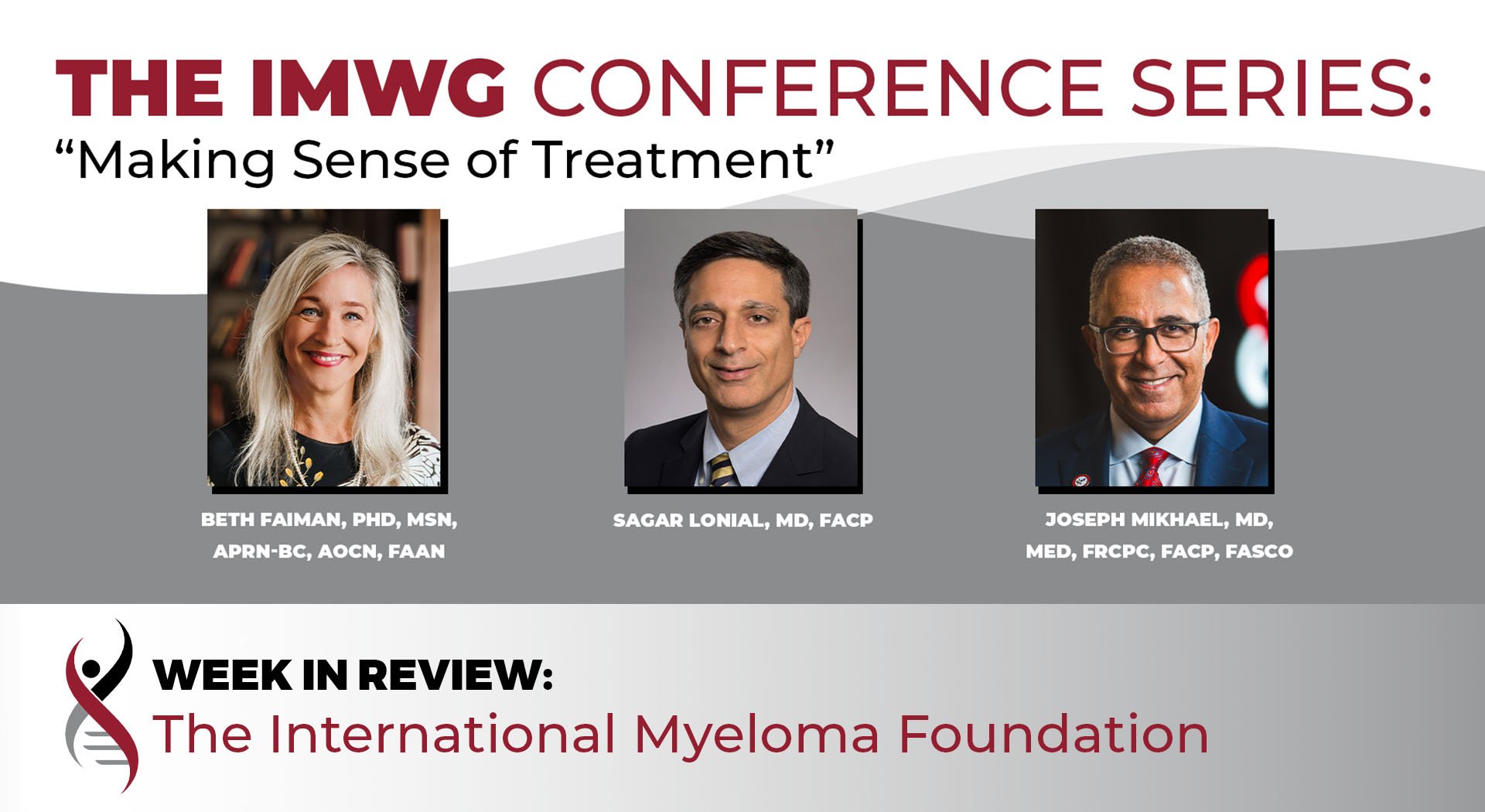 IMWG Conference Series takeaways