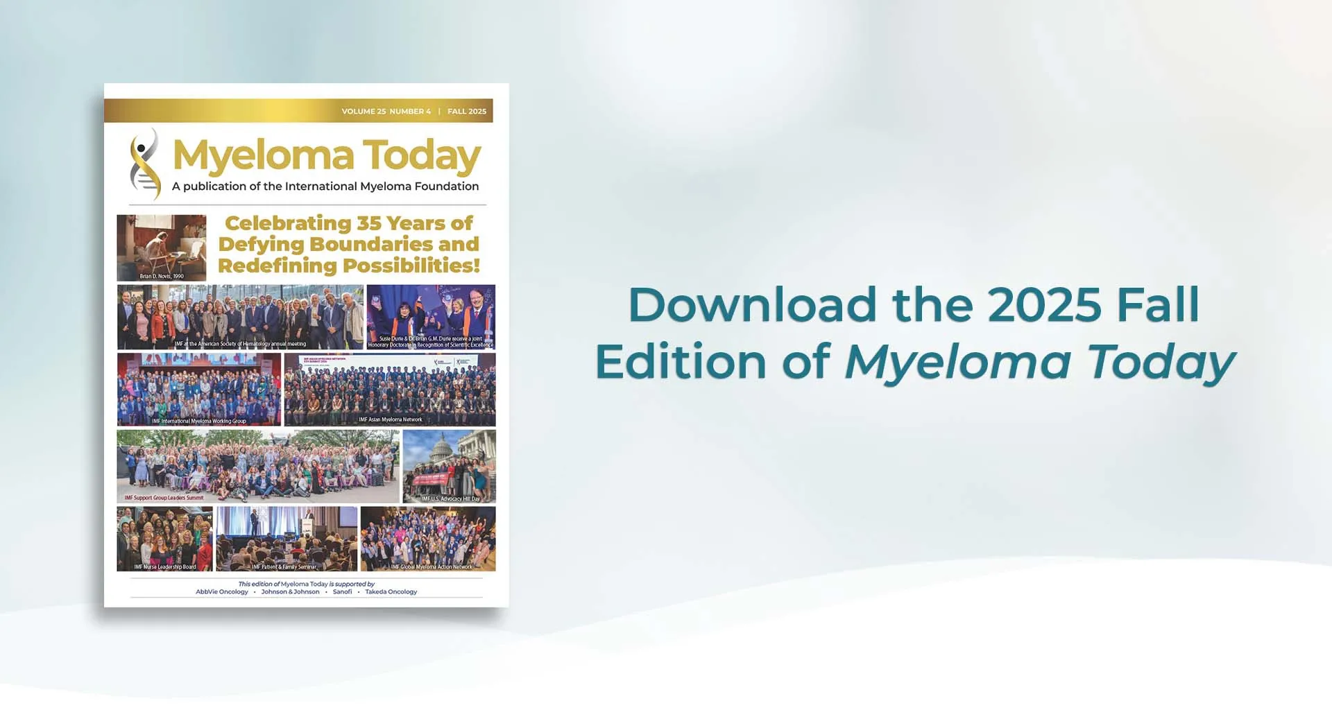 Download the Fall 2025 edition of Myeloma Today