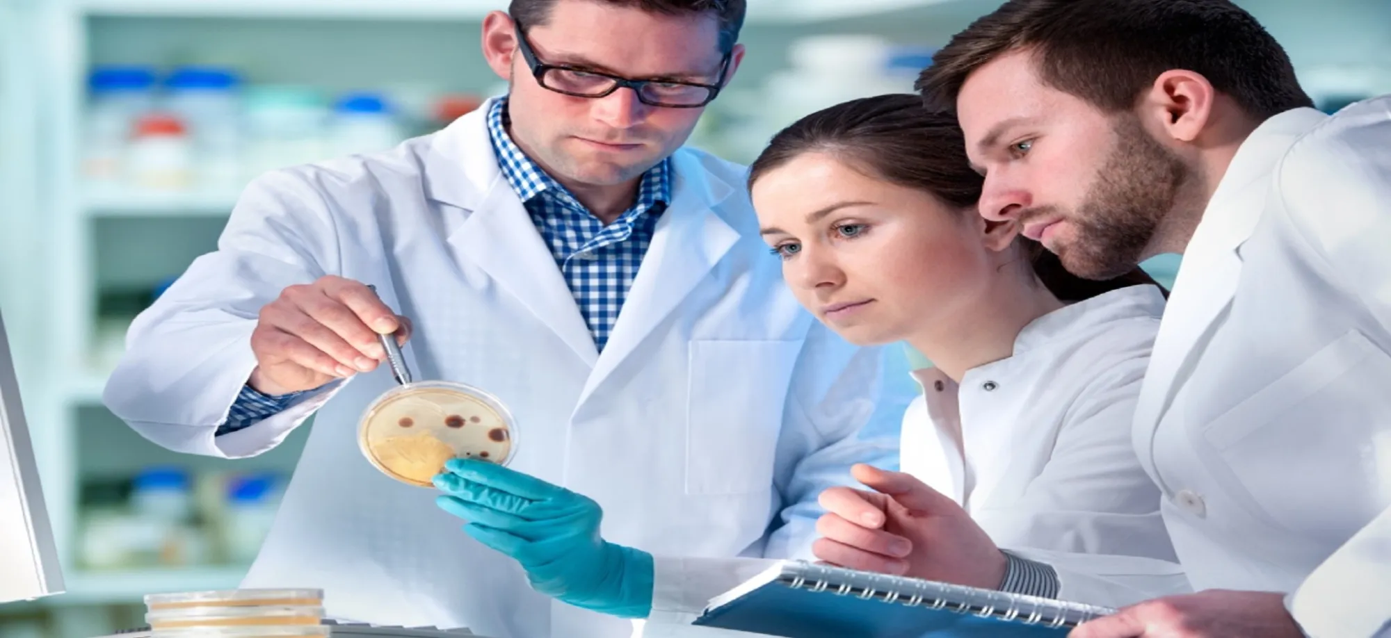 scientists in lab