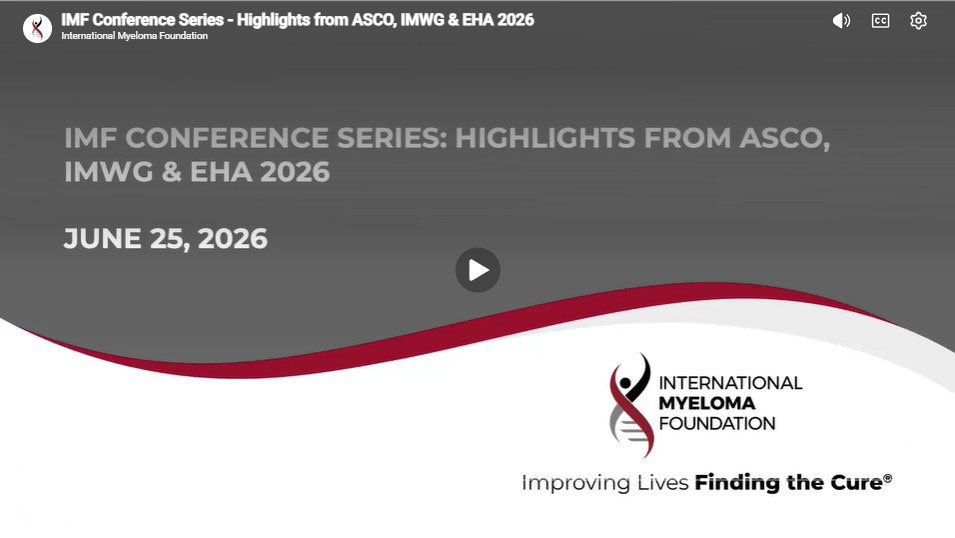 Highlights from ASCO, EHA, and IMWG Webinar 