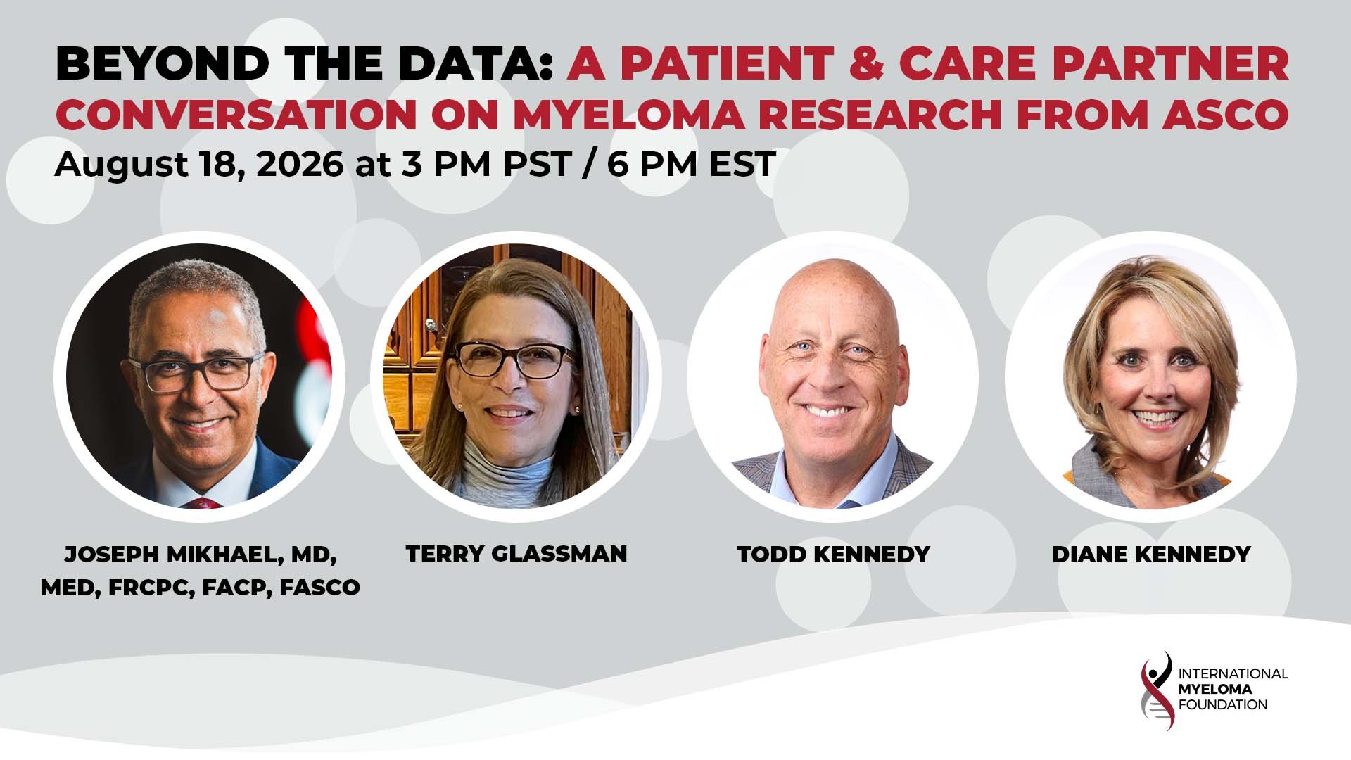 Beyond the Data ASCO Webinar 2026 banner