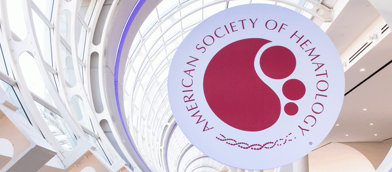 ASH logo hung in convention center