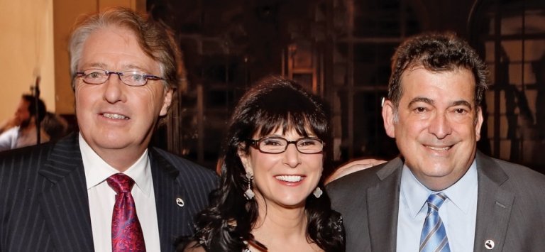 Brian G.M. Durie, MD; Susie Durie, IMF President and CEO; Michael Katz deceased multiple myeloma patient