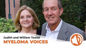 Judith and William Towse talk about multiple myeloma on "myeloma voices"