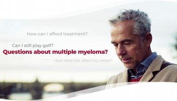 A man has questions about multiple myeloma